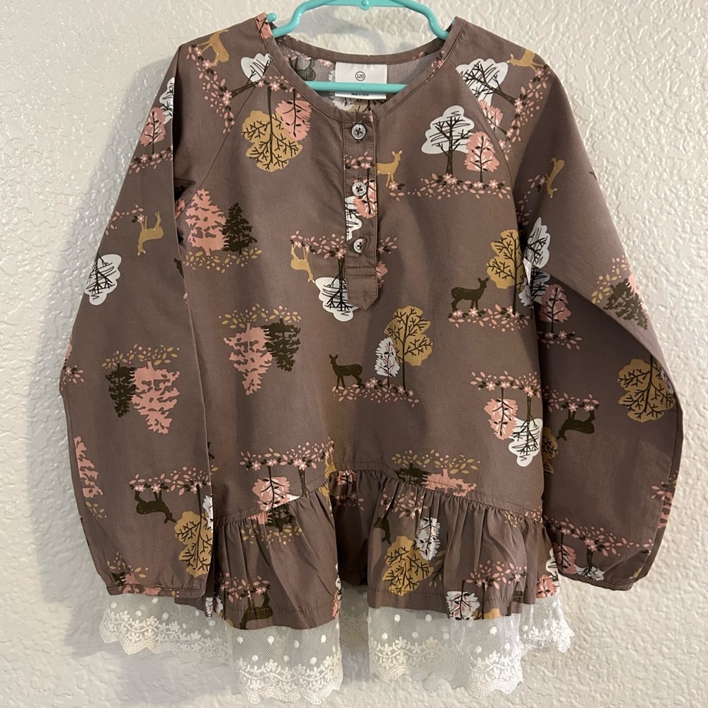 Hanna Anderson tunic top size  6/7
